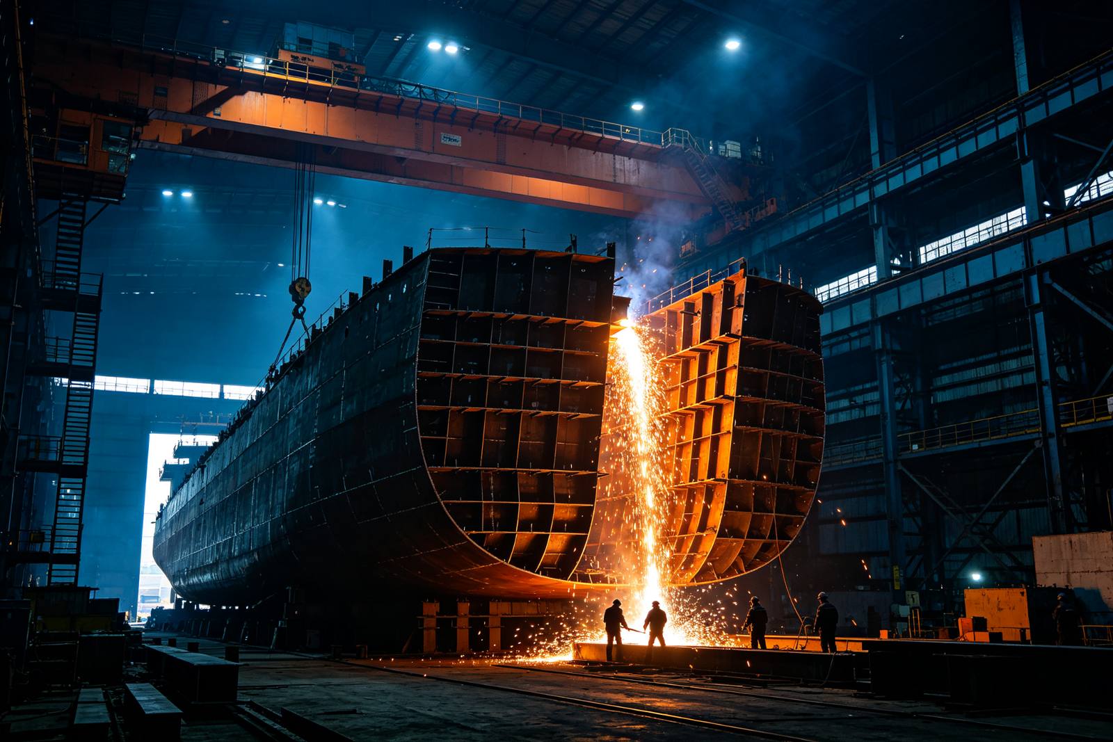 船舶建造 Ship construction
